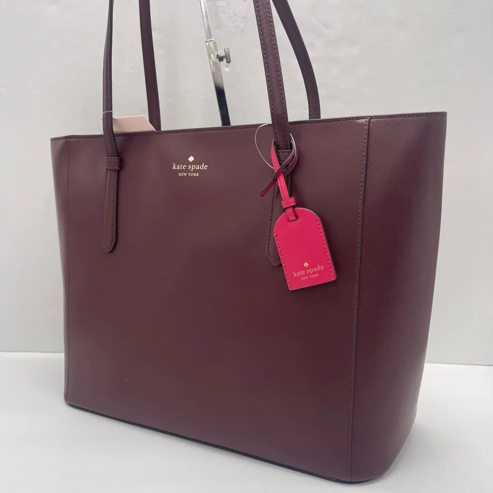 Kate Spade New York SCHUYLER MEDIUM TOTE Shoulder Bag 
Cherrywood 
NWT_5